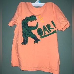 2 PACK! 5t dinosaur shirts